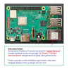Paket Lengkap Raspberry Pi 3B (Board Case Adaptor MicroSD Heatsink Kabel HDMI Kabel LAN)